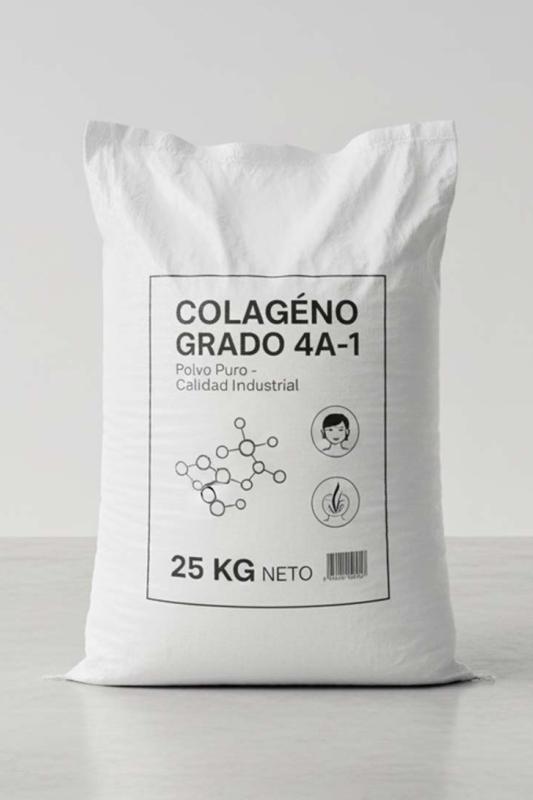 Colágeno Grado 4A-1 Puro en Polvo (25 kg) 